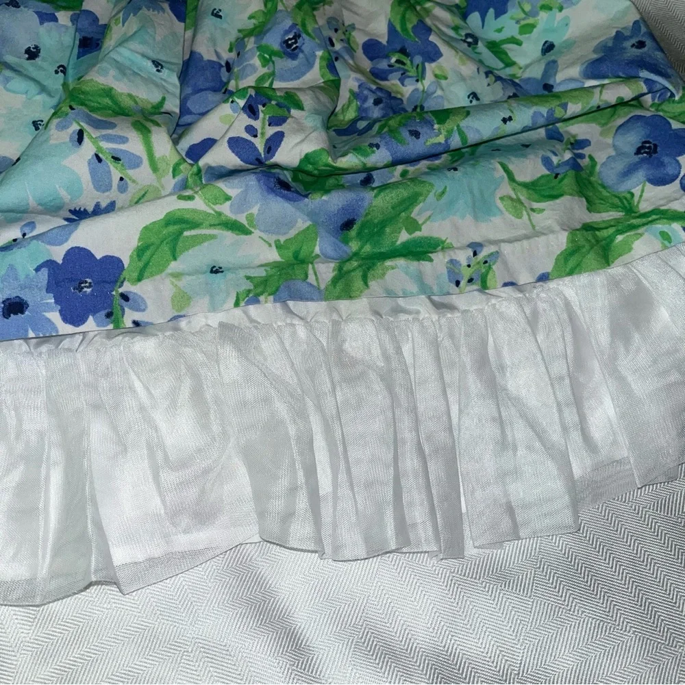 Gymboree‎ Blue Floral Sleeveless Dress 4T